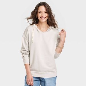 Neutral Comfy Hoodie - New With Tags